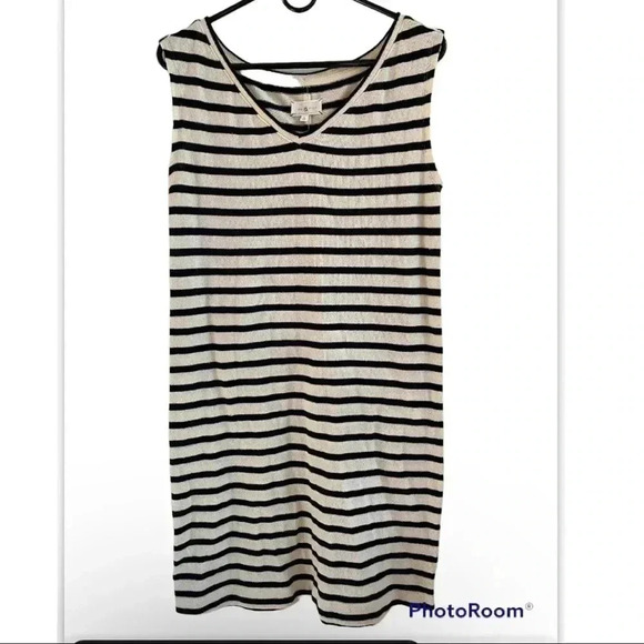 Lou & Grey Striped Sleeveless Dress - Picture 1 of 5